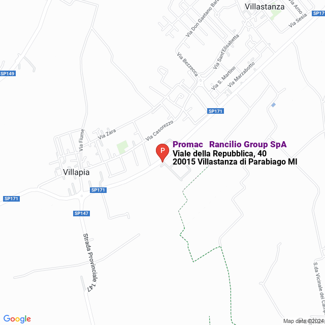 apri la mappa di Promac - Rancilio Group SpA