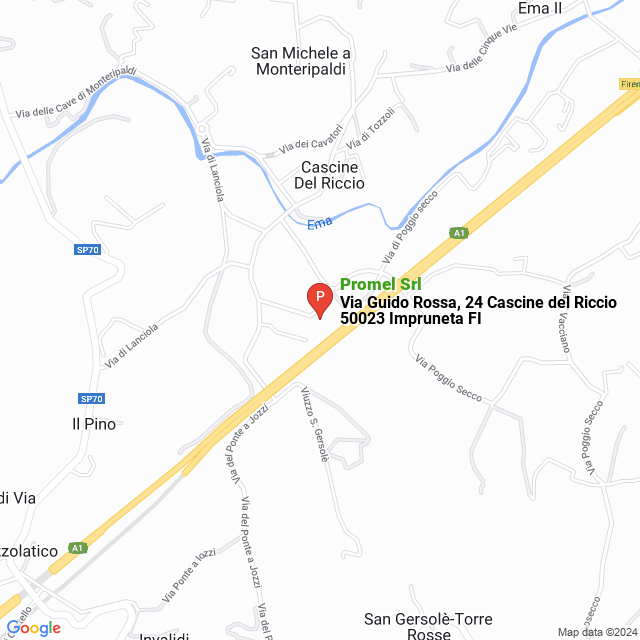 apri la mappa di Promel Srl