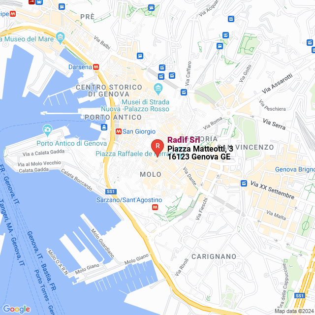 apri la mappa di Radif Srl