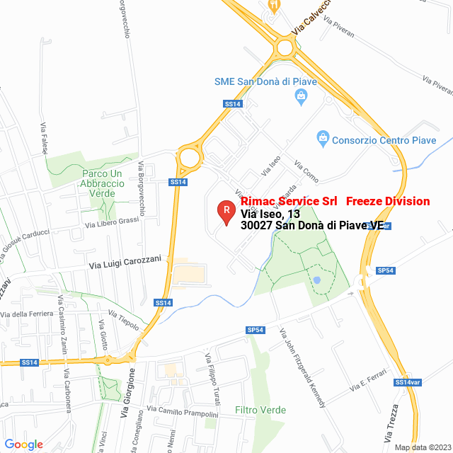 apri la mappa di Rimac Service Srl - Freeze Division