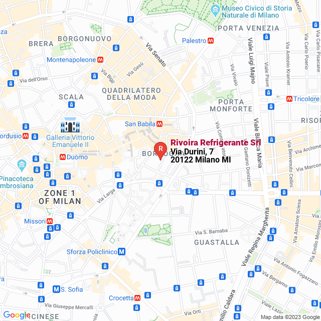 apri la mappa di Rivoira Refrigerante Srl