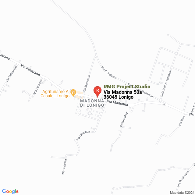 apri la mappa di RMG Project Studio