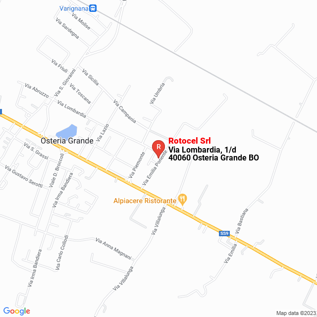 apri la mappa di Rotocel Srl