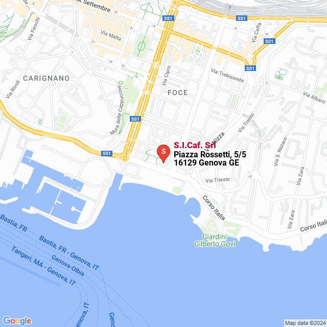 apri la mappa di S.I.Caf. Srl