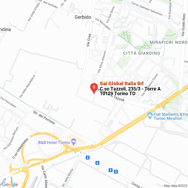 apri la mappa di Sai Global Italia Srl