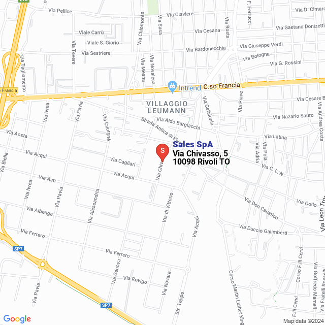 apri la mappa di Sales SpA