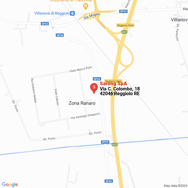 apri la mappa di Sarong SpA