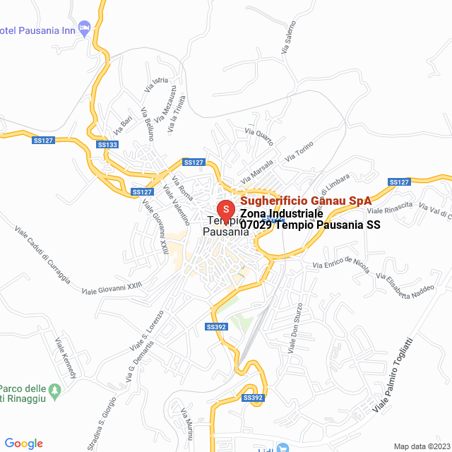 apri la mappa di Sugherificio Ganau SpA