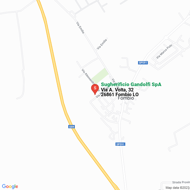 apri la mappa di Sugherificio Gandolfi SpA