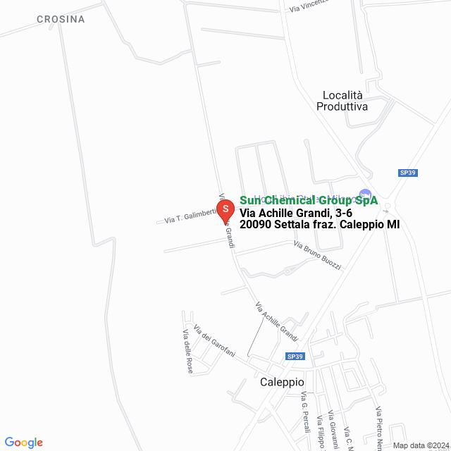 apri la mappa di Sun Chemical Group SpA