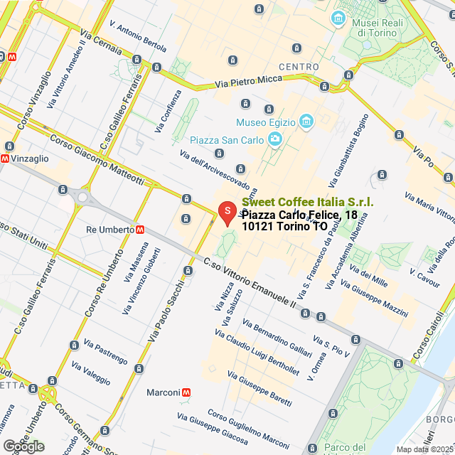 apri la mappa di Sweet Coffee Italia S.r.l.