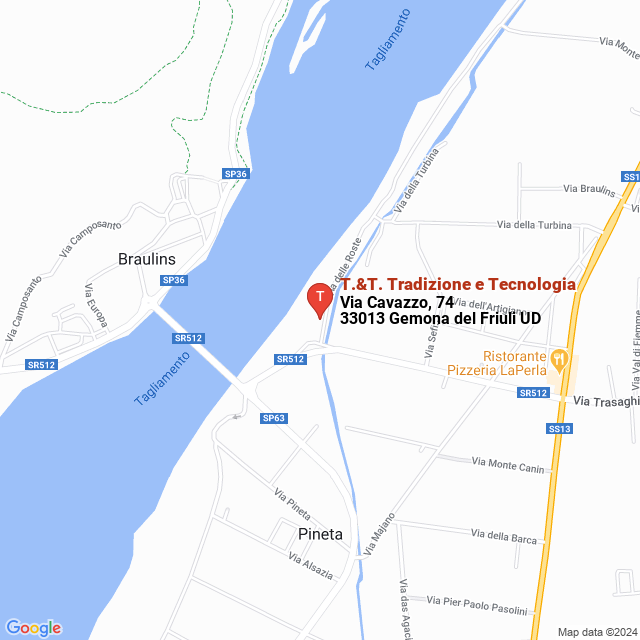 apri la mappa di T.&T. Tradizione e Tecnologia