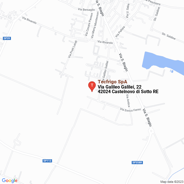apri la mappa di Tecfrigo SpA