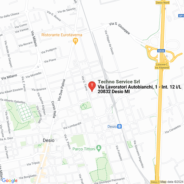 apri la mappa di Techno Service Srl