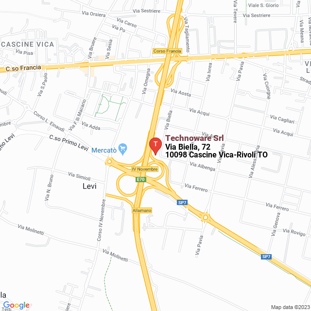 apri la mappa di Technoware Srl