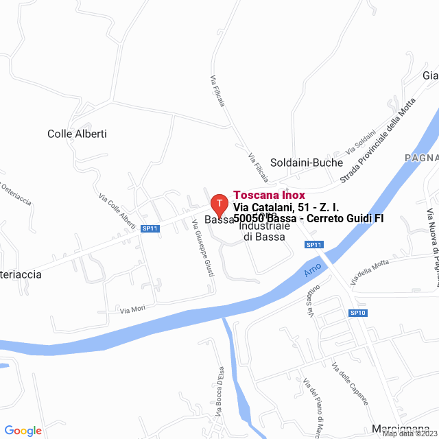 apri la mappa di Toscana Inox