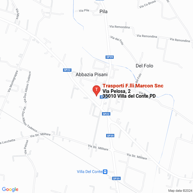 apri la mappa di Trasporti F.lli Marcon Snc