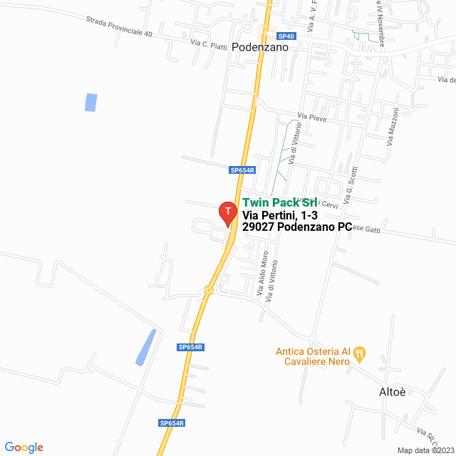 apri la mappa di Twin Pack Srl