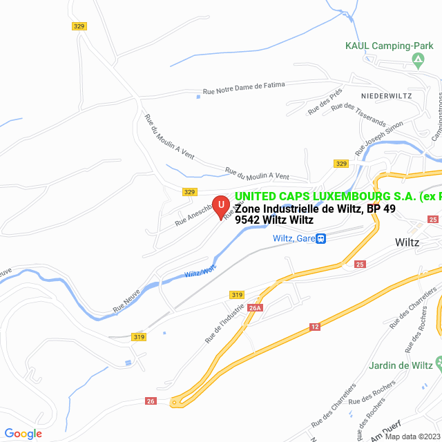 apri la mappa di UNITED CAPS LUXEMBOURG S.A. (ex PROCAP)