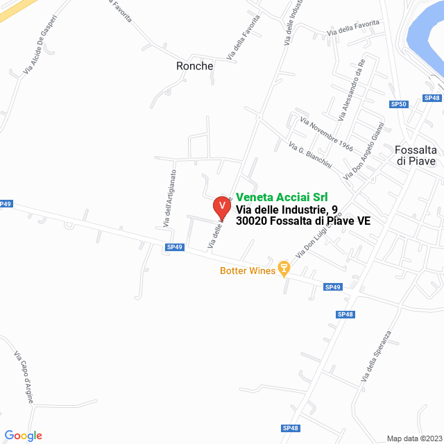 apri la mappa di Veneta Acciai Srl