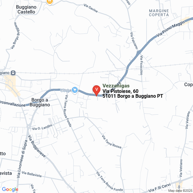 apri la mappa di Vezzanigas