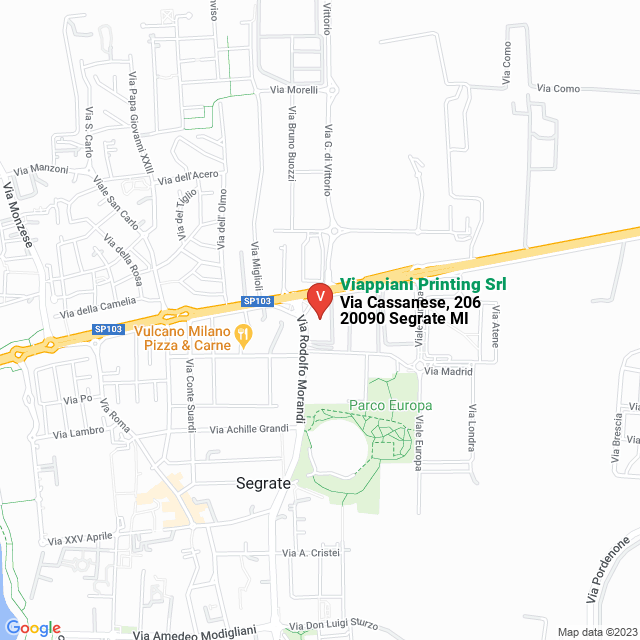 apri la mappa di Viappiani Printing Srl