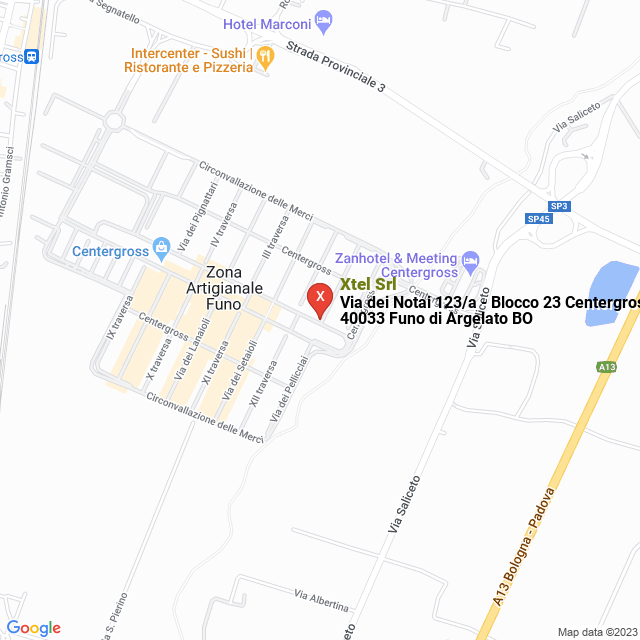 apri la mappa di Xtel Srl