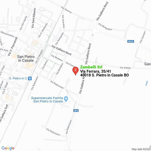 apri la mappa di Zambelli Srl