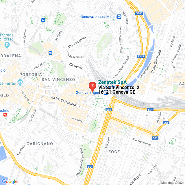 apri la mappa di Zenatek SpA
