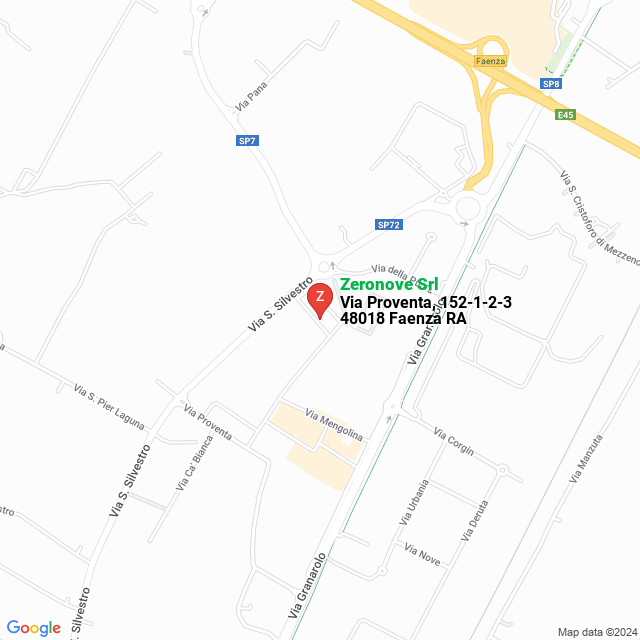apri la mappa di Zeronove Srl
