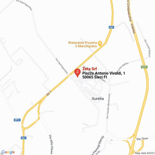 apri la mappa di Zeta Srl