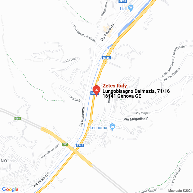 apri la mappa di Zetes Italy