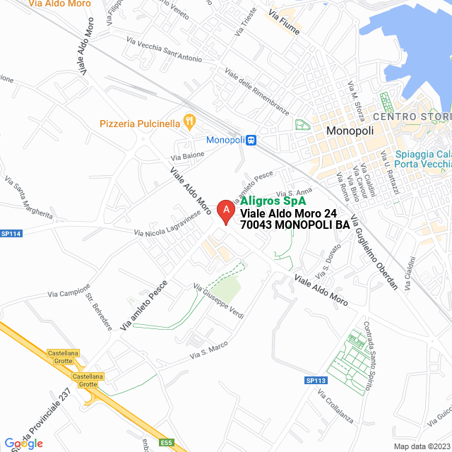 apri la mappa di Aligros SpA