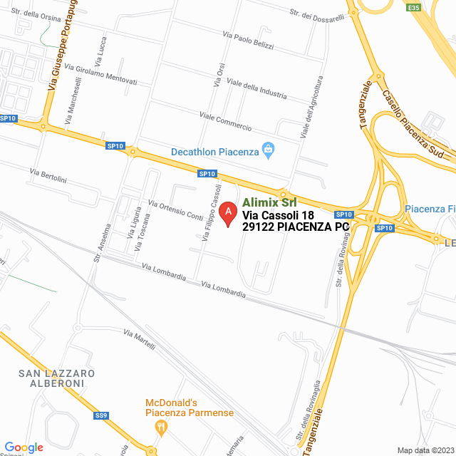 apri la mappa di Alimix Srl