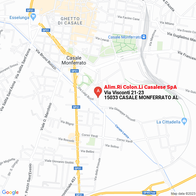 apri la mappa di Alim.Ri Colon.Li Casalese SpA