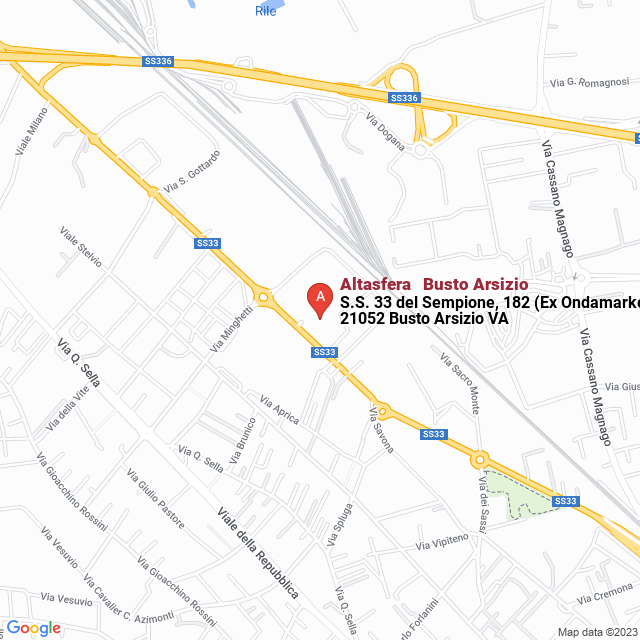 apri la mappa di Altasfera - Busto Arsizio