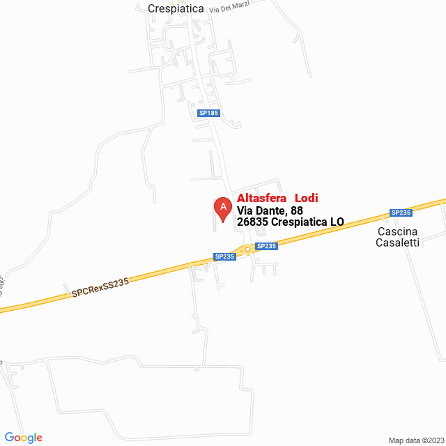 apri la mappa di Altasfera - Lodi