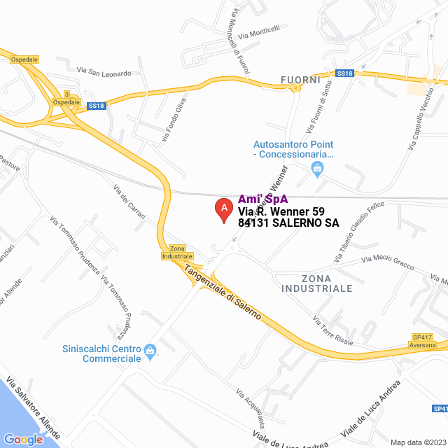 apri la mappa di Ami‘ SpA