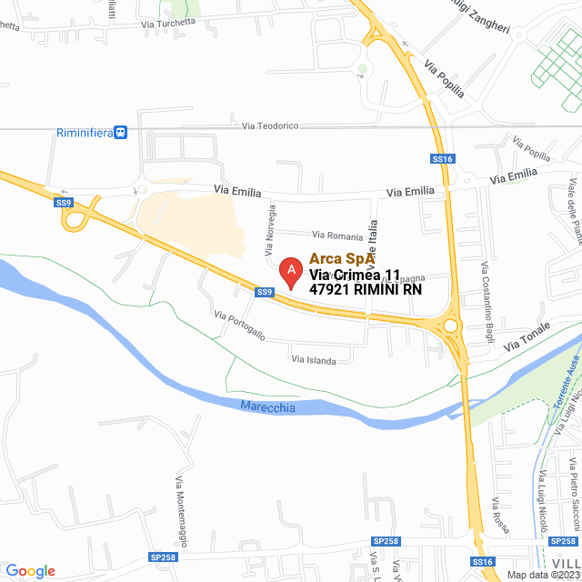 apri la mappa di Arca SpA