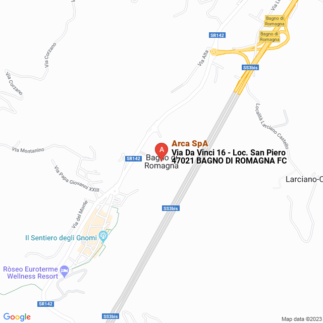 apri la mappa di Arca SpA