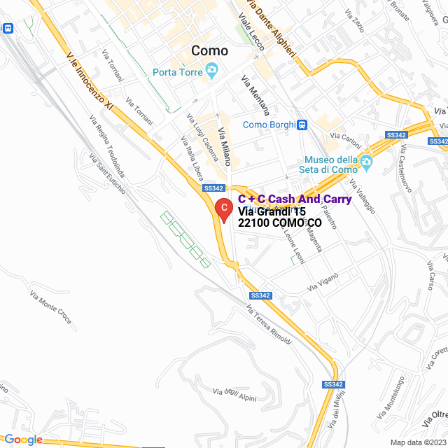 apri la mappa di C + C Cash And Carry