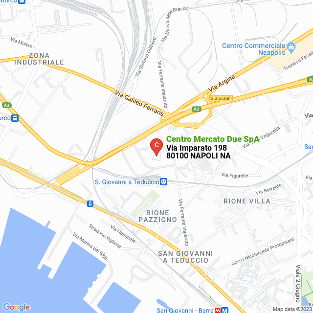apri la mappa di Centro Mercato Due SpA