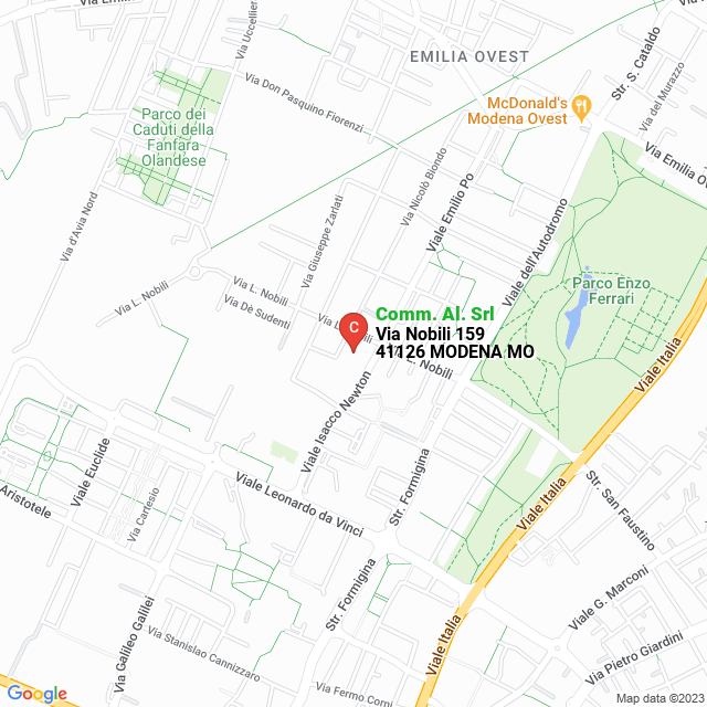 apri la mappa di Comm. Al. Srl