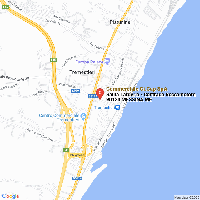 apri la mappa di Commerciale Gi.Cap SpA