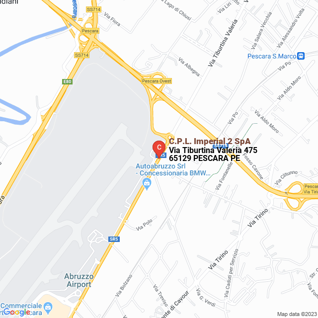 apri la mappa di C.P.L. Imperial 2 SpA