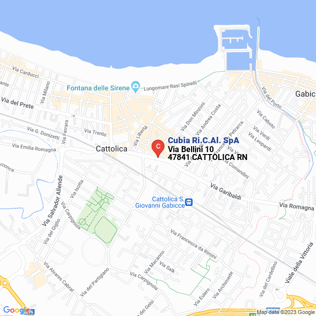 apri la mappa di Cubia Ri.C.Al. SpA
