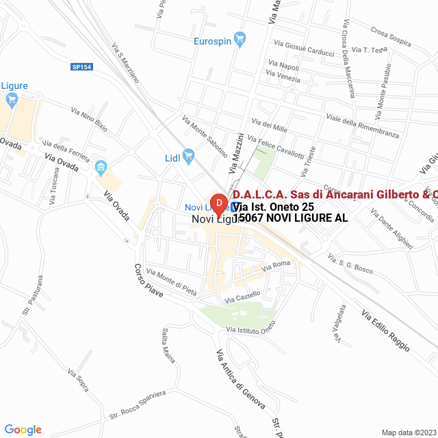 apri la mappa di D.A.L.C.A. Sas di Ancarani Gilberto & C. Sas