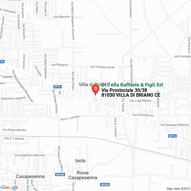 apri la mappa di Di Tella Raffaele & Figli Srl