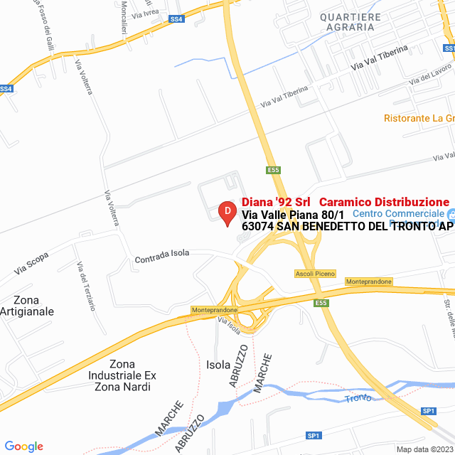 apri la mappa di Diana ‘92 Srl - Caramico Distribuzione