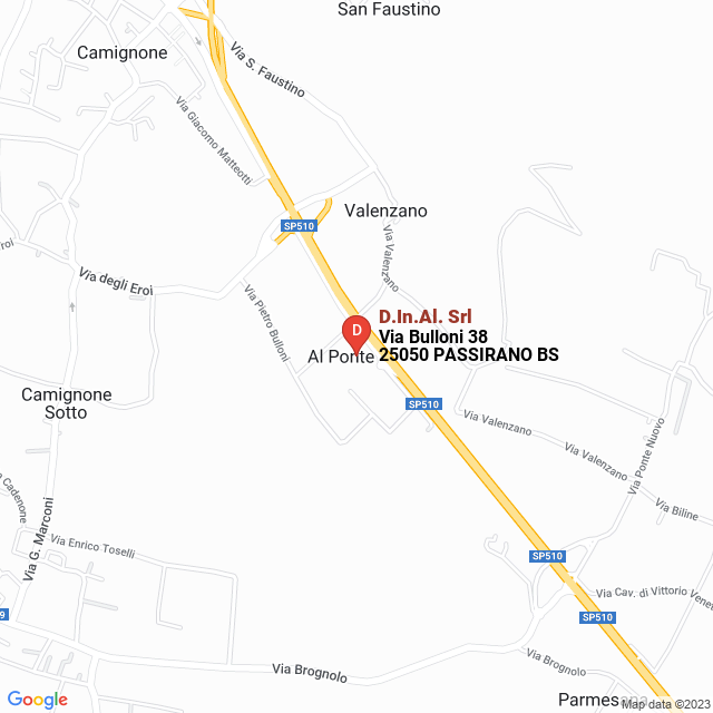 apri la mappa di D.In.Al. Srl